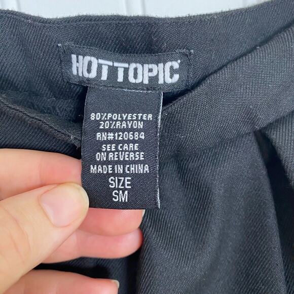 Hot Topic Womens Pleated Mini Skirt Size S/M Tennis Preppy Dark Academia Grunge - Picture 6 of 10